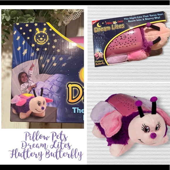 Pillow Pets Toys Pillow Pets Dream Lites Pee Wees Fluttery
